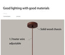 GobekUsa Yellow Stone LED Pendant Chandelier - Retro Nordic Style