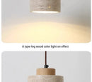 GobekUsa Yellow Stone LED Pendant Chandelier - Retro Nordic Style