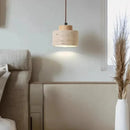 GobekUsa Yellow Stone LED Pendant Chandelier - Retro Nordic Style