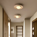 GobekUsa LED Ceiling Lamp Yellow Travertine - Nordic Acrylic Light for Living Room