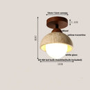 GobekUsa LED Yellow Travertine Flush Mount Ceiling Light Fixtures
