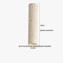 GobekUsa LED Yellow Travertine Flush Mount Ceiling Light Fixtures
