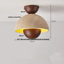 GobekUsa LED Yellow Travertine Flush Mount Ceiling Light Fixtures