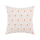 Yellow & white embroidered flora cotton pillow cover bedroom sham by Decorbites
