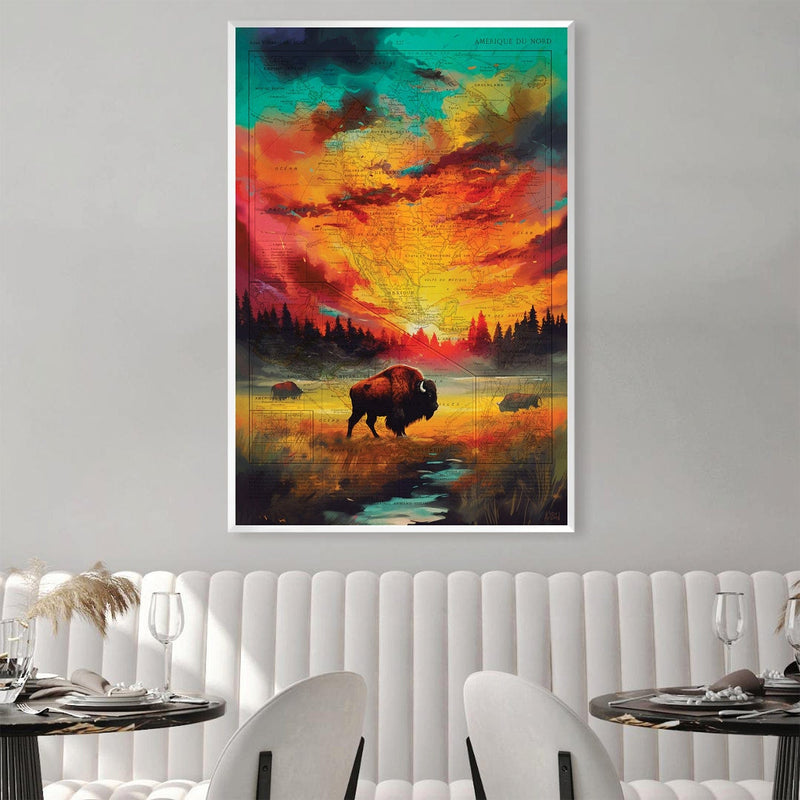 Yellowstone USA Canvas