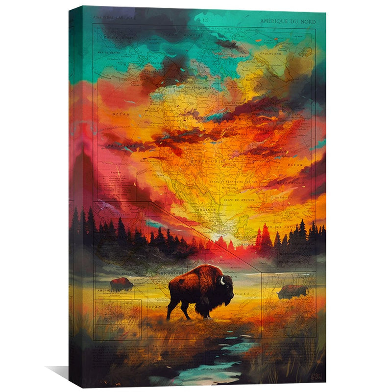 Yellowstone USA Canvas