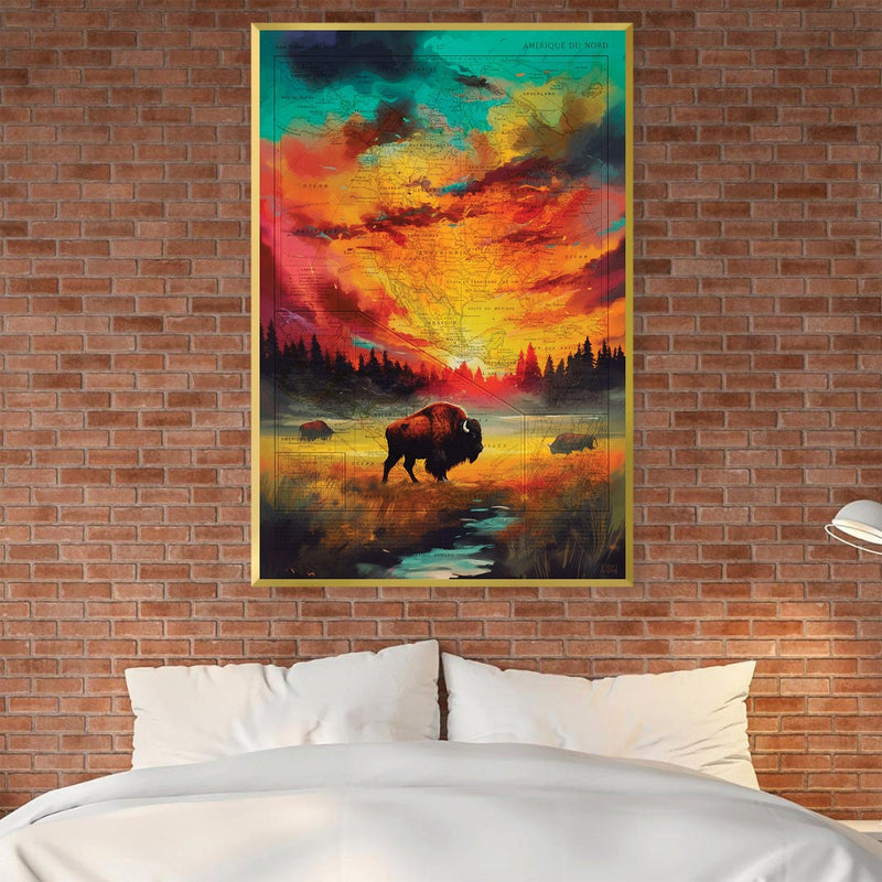 Yellowstone USA Canvas