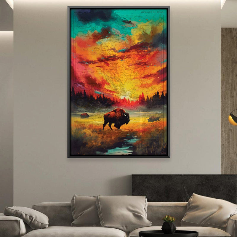 Yellowstone USA Canvas