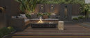 Luxury Travertine Marble Side Table with LED Illumination by MEG Custom Marble By Ziynet A. LLC