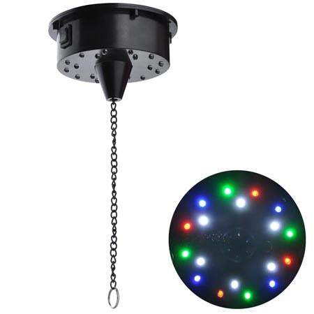 Yescom 18 LED DJ Lights Mirror Disco Ball Rotating Motor