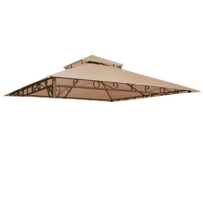 Yescom 10' x 10' Tan Canopy Replacement Top for Gazebo