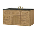 James Martin Laurent 48" Dual Mount Single Bathroom Vanity, Light Natural Oak