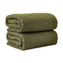 Cotton Diamond Waffle Weave Bath Towel Set - Grayson Collection by Great Bay Home