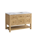 James Martin Breckenridge 48" Single Bathroom Vanity, Light Natural Oak
