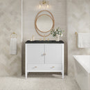 James Martin Myrrin 36" Single Bathroom Vanity, Bright White