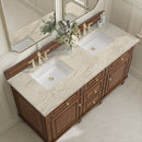 James Martin Lorelai 60" Double Bathroom Vanity, Mid-Century Walnut