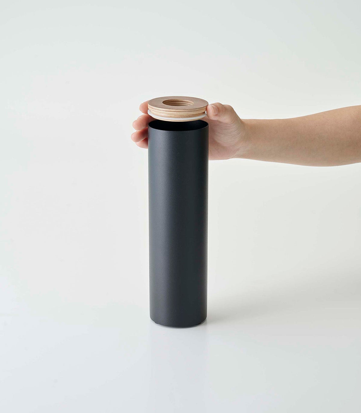 Round Tissue Case - Steel + Wood, photo 17 of 36