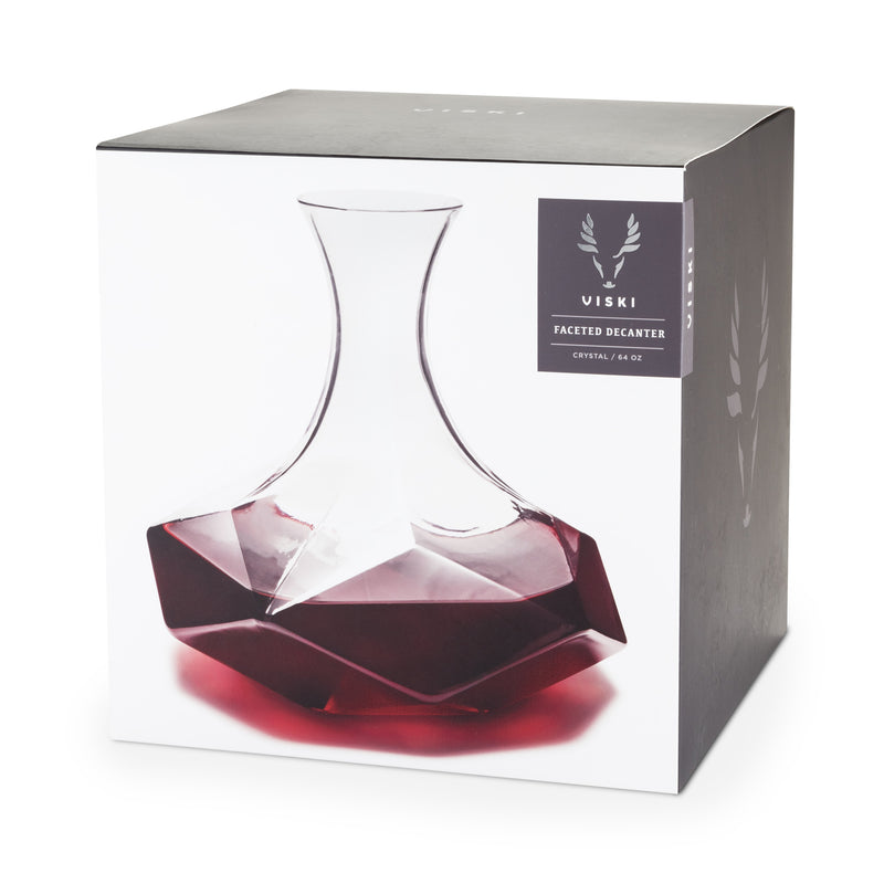 Seneca Faceted Crystal Wine Decanter, photo 7 of 7