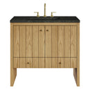 James Martin Hudson 36" Single Bathroom Vanity, Light Natural Oak