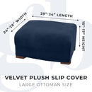 Velvet Stretch Slipcover - Gale Collection by Great Bay Home