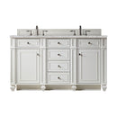 James Martin Bristol 60" Double Bathroom Vanity, Bright White