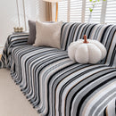 Modern Minimalist Sofa Throw Cover Cotton Knit Throws for Couch Scratch Proof Couch Cover