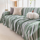 Modern Minimalist Sofa Throw Cover Cotton Knit Throws for Couch Scratch Proof Couch Cover