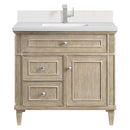 James Martin Lorelai 36" Single Bathroom Vanity, Whitewashed Oak