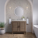 James Martin Portland 36" Single Bathroom Vanity, Whitewashed Walnut