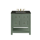 James Martin Breckenridge 30" Single Bathroom Vanity, Smokey Celadon