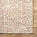 Yadid Brown Wool Area Rug