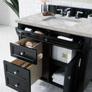 James Martin Brittany 36" Single Bathroom Vanity, Black Onyx