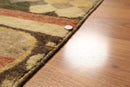 6x9 Rust Tibetan Hand Knotted antique finished Wool Modern Area Rug