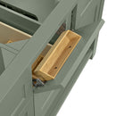 James Martin Breckenridge 60" Double Bathroom Vanity, Smokey Celadon
