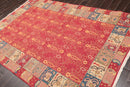 5'10" x 8'10" Hand Knotted 100% Wool Reversible Oriental Area Rug Red