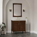 James Martin Kinnsden 36" Single Bathroom Vanity, Sable Oak