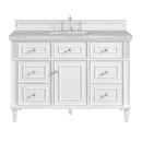 James Martin Lorelai 48" Single Bathroom Vanity, Bright White