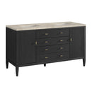 James Martin Myrrin 60" Double Bathroom Vanity, Carbon Oak