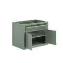 James Martin Chicago 36" Single Bathroom Vanity, Smokey Celadon