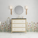 James Martin Celeste 36" Single Bathroom Vanity, Sunwashed Oak with Embossed Shagreen Drawer Fronts