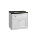 James Martin Chicago 30" Single Bathroom Vanity, Glossy White