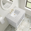 James Martin Myrrin 30" Single Bathroom Vanity, Bright White