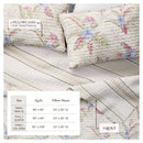 Floral Printed Cotton Quilt Set - Mendocino Collection by Great Bay Home