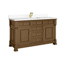 James Martin Brookfield 60" Single Bathroom Vanity, Honey Oak