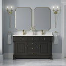 James Martin Brookfield 60" Double Bathroom Vanity, Black Onyx