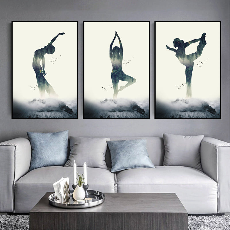 Yoga Abstract Canvas