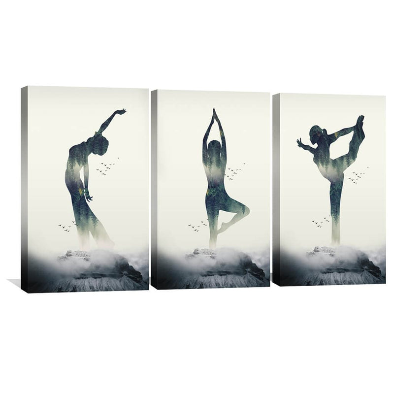 Yoga Abstract Canvas