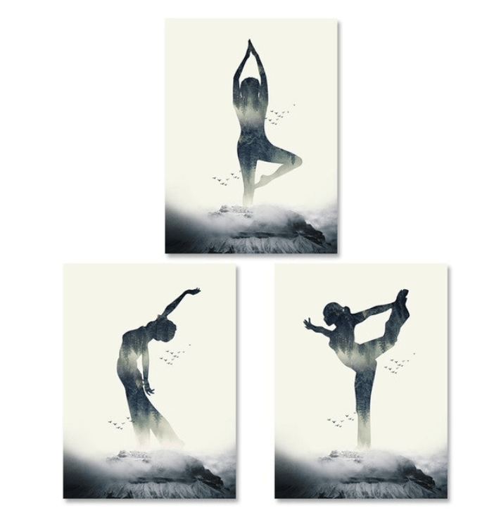 Yoga Abstract Canvas