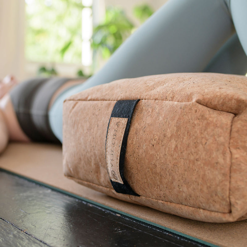 Cork Bolster, installed in a room