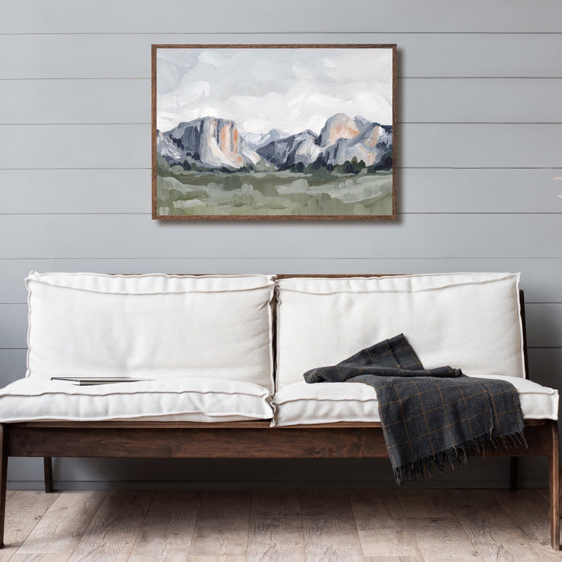 "Yosemite in Blue" Art Print
